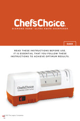 Chef's Choice D203 Manual De Instrucciones