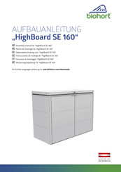 biohort HighBoard SE 160 Instrucciones De Montaje