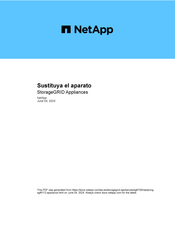 NetApp StorageGRID SG6100-CN Manual Del Usuario