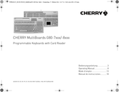 Cherry MultiBoard G80-8040 Manual De Instrucciones