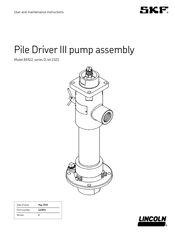 SKF LINKOLN Pile Driver III Instrucciones Del Usuario