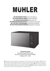 MUHLER MO-5029B Manual De Uso