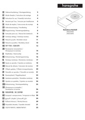 Hansgrohe Raindance Rainfall 28433000 Instrucciones De Montaje