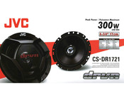 JVC drvn CS-DR1721 Instrucciones