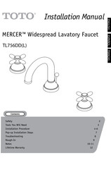 Toto MERCER TL756DDL Manual De Instalación