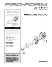 Pro-Form R 600 Manual Del Usuario