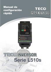 TECO L510-2P5-SH3-NP Manual De Configuración Rápida