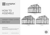 Palram CANOPIA HARMONY 2x4.3 Instrucciones De Montaje