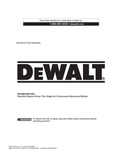 DeWalt DXCMCGW1330 Manual De Instrucciones