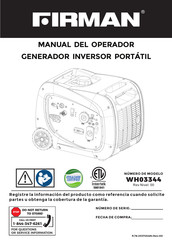 Firman WH03344 Manual Del Operador