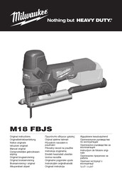 Milwaukee M18 FBJS-502X Manual Original