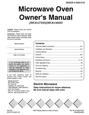 Maytag JMC8127DDW Manual Del Propietário