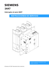 Siemens 3AK7 Instrucciones De Servicio