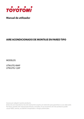 Toyotomi UTG-09AP Manual Del Usuario