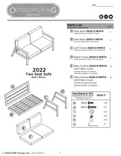 RealFlame OUTDOOR LIVING 2022-WSTA Instrucciones De Montaje