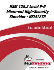 HSM HSM1275 Instrucciones De Servicio