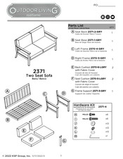 RealFlame OUTDOOR LIVING 2371-GRY Instrucciones De Montaje