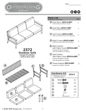 RealFlame OUTDOOR LIVING 2372 Instrucciones De Montaje