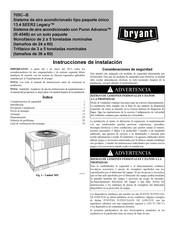 Bryant Legacy 705C Instrucciones De Instalación