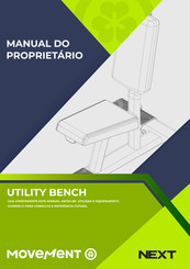 Movement NEXT ADJUSTABLE BENCH Manual Do Proprietário