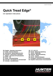 Hunter Engineering Company Edge QT Serie Instrucciones Funcionamiento