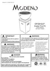 MODENO OFG612LP Manual De Instrucciones