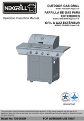 Nexgrill 720-0830H Manual De Instrucciones