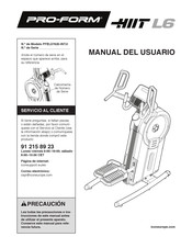 Pro-Form PFEL07920-INT.0 Manual Del Usuario