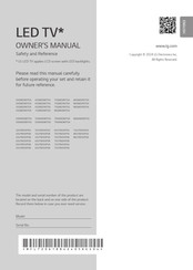 LG 75UT9050PSA Manual Del Usuario