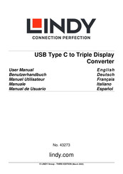 Lindy 43273 Manual De Usuario