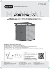 Keter CORTINA 77 Manual Del Usuario