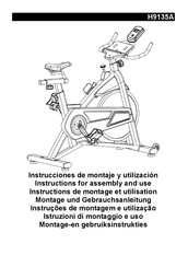 BH FITNESS H9135A Instrucciones De Montaje Y Utilización