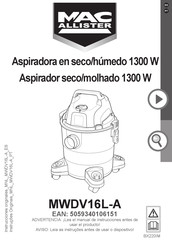 Mac allister MWDV16L-A Manual De Instrucciones