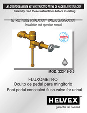 Helvex 323-19-0.5 Instructivo De Instalación