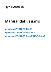 Dynabook TECRA X50-F Manual Del Usuario