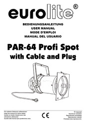 EuroLite 42100952 Manual Del Usuario