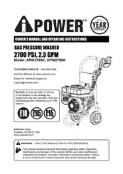 A-iPower APW2700A Manual Del Propietário