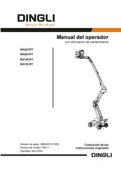 DINGLI BA22CRT Manual Del Operador