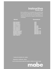 mabe CMC5100NA Serie Instructivo