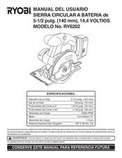 Ryobi RY6202 Manual Del Usuario