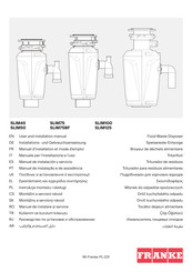 Franke SLIM45 Manual De Instalación Y Servicio
