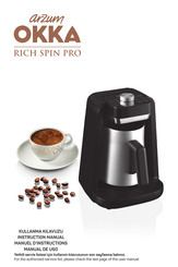 Arzum OKKA RICH SPIN PRO Manual De Uso