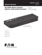 Eaton TRIPP LITE B118-2X4-4K-A Manual Del Propietário