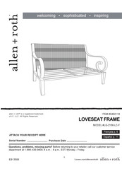 LF allen + roth LG-2156-LC-F Instrucciones De Montaje