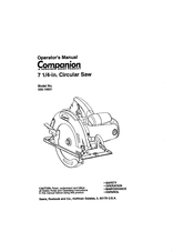 COMPANION 320.10831 Manual Del Operador