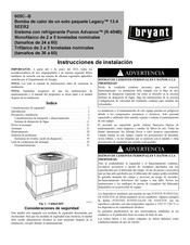 Bryant Legacy 605C Instrucciones De Instalación