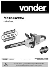 vonder IMSV 1853 Manual De Instrucciones