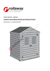 rollaway container Manor ARPCB23 Instrucciones De Montaje