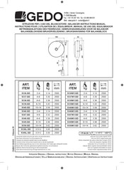 TECNA GEDO 9346.GD Manual De Uso