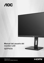 AOC Q27P2CA Manual Del Usuario